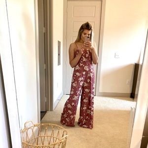 Women’s jumpsuit floral pattern